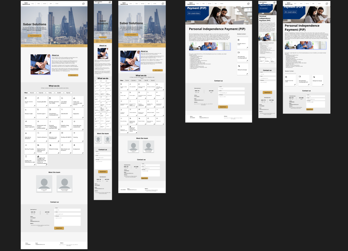 Laptop with Phoenix-SBS website